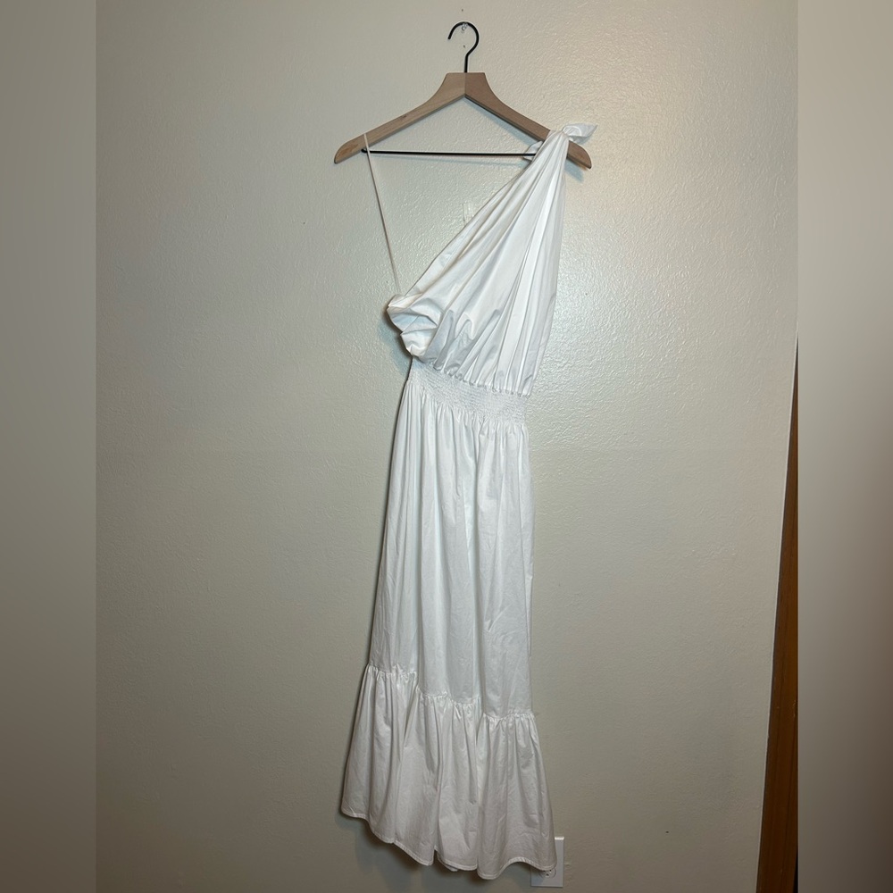 MONICA NERA Demi One-shoulder Maxi Dress